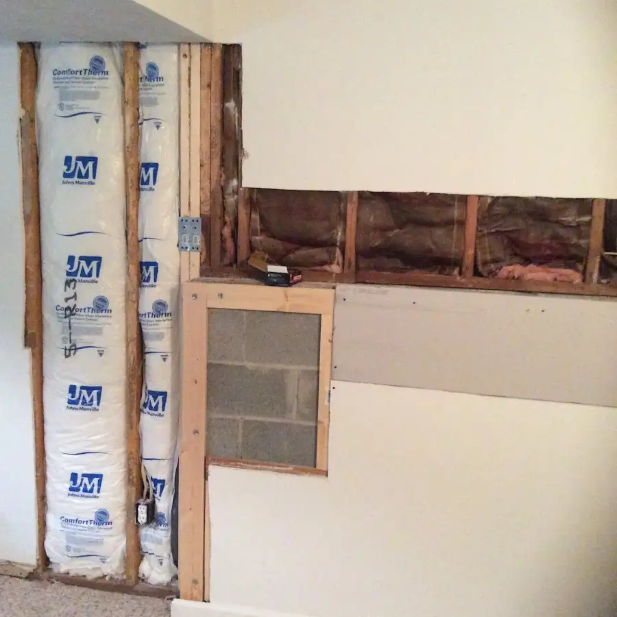 Wall insulation replacement during Contents Cleaning & Restoration in Mead